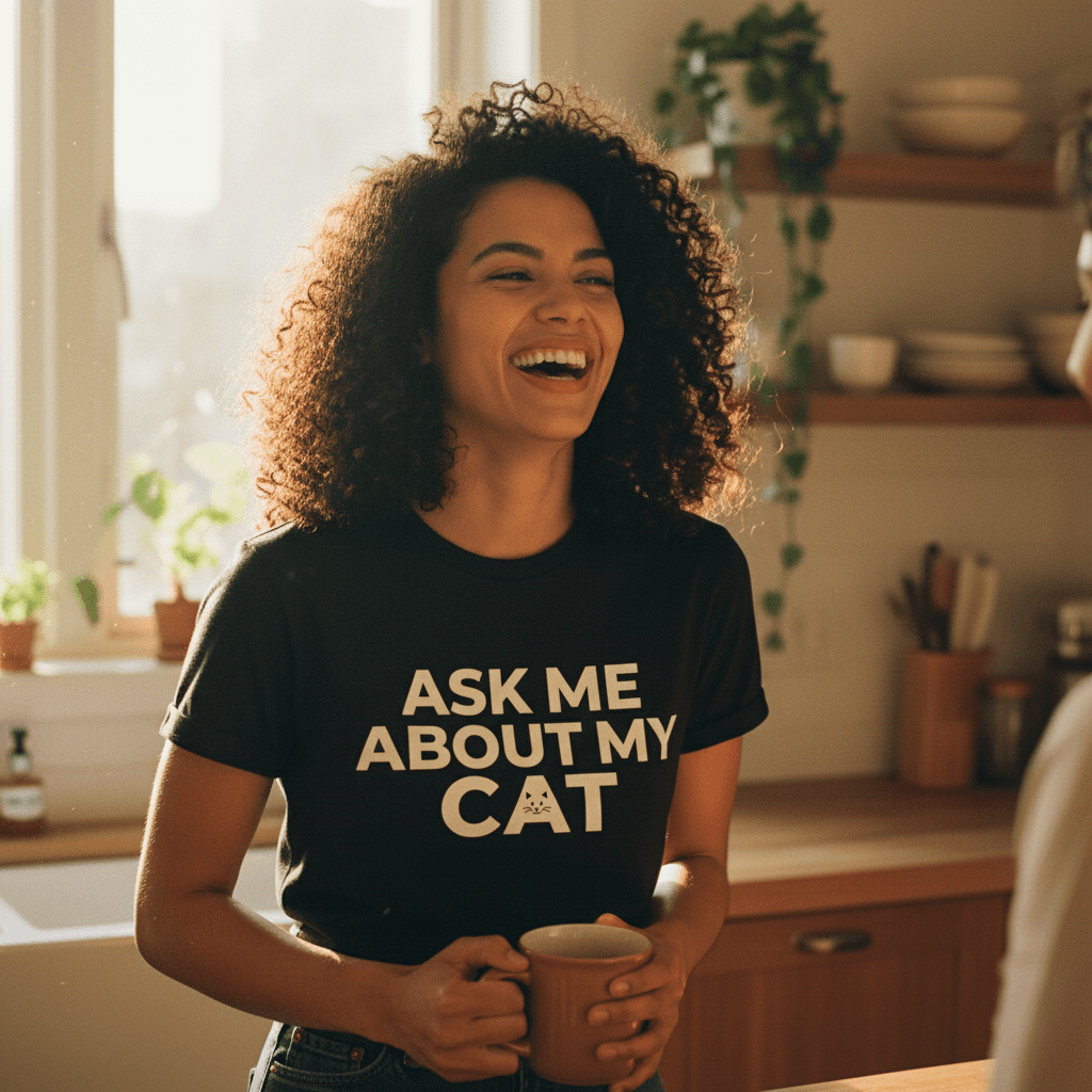 Ask Me About My Cat — worn