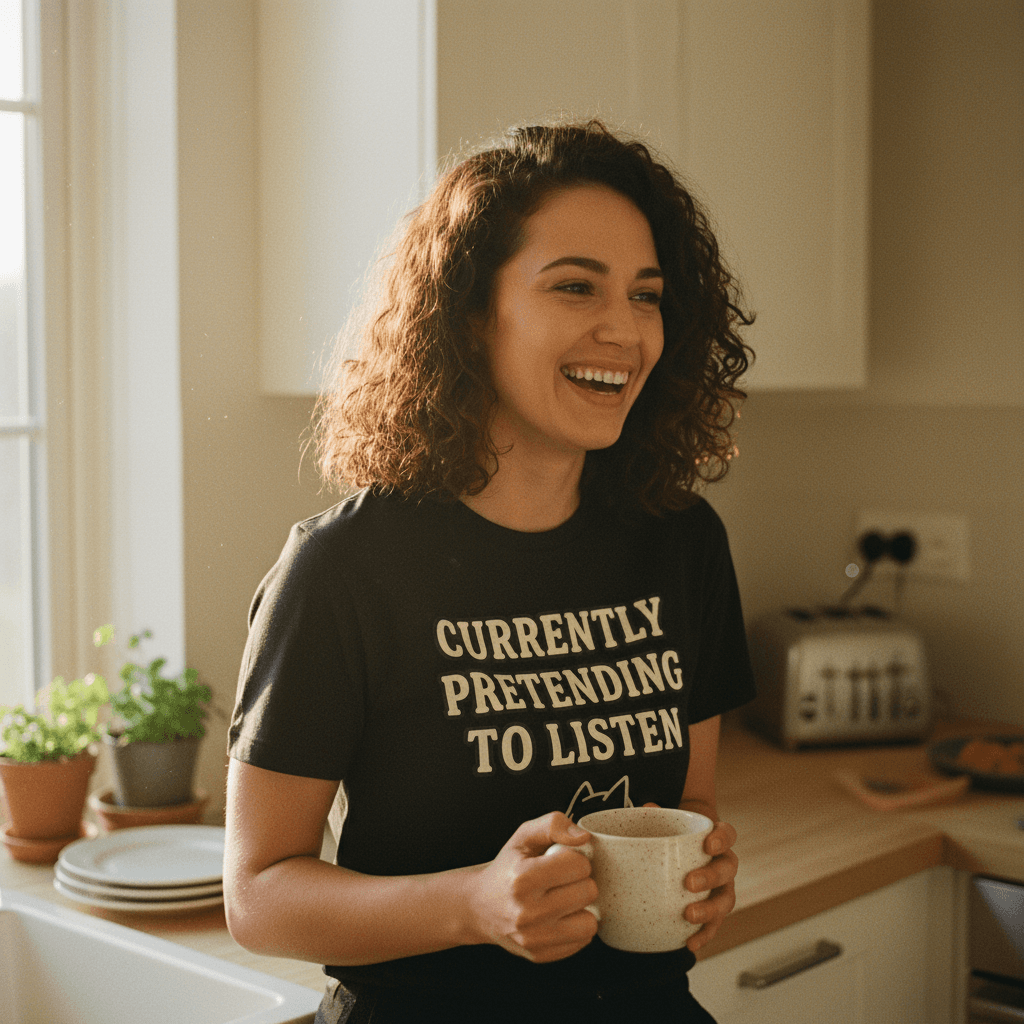 Currently Pretending To Listen — worn