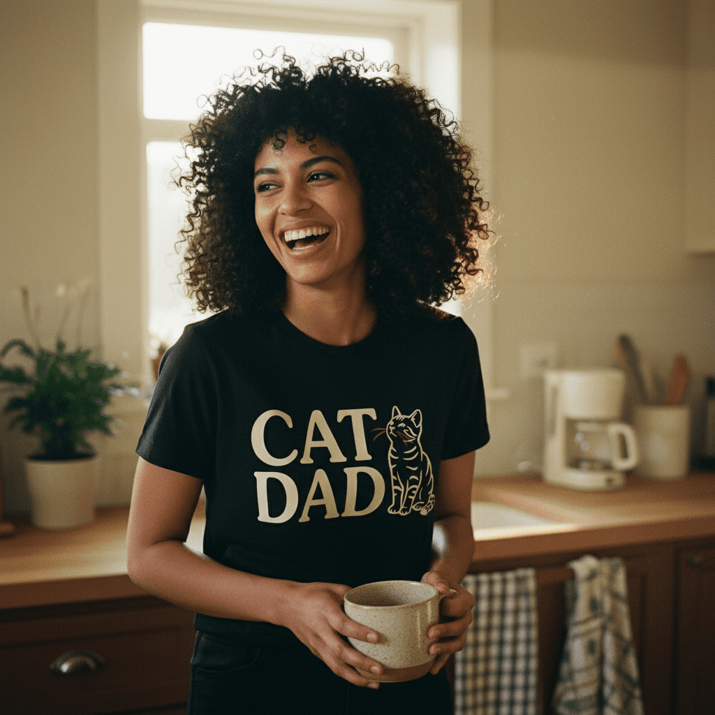 Cat Dad — worn