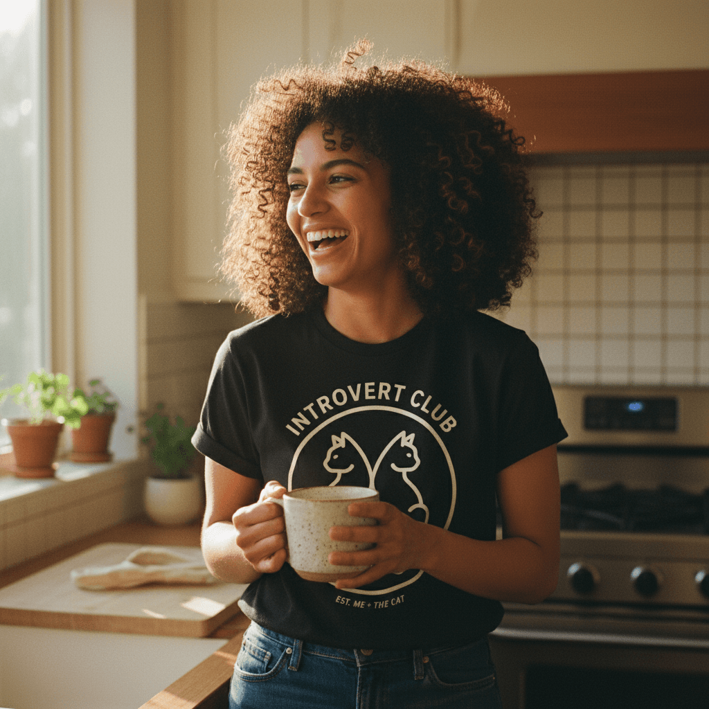 Introvert Club — worn