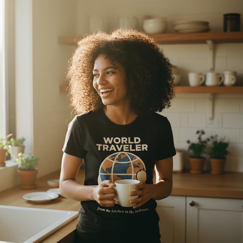 World Traveler — worn